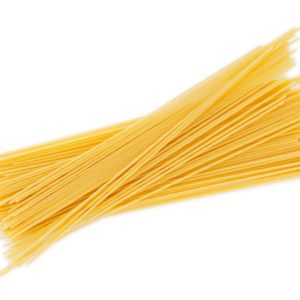 Dry Spaghetti Pastas isolated on white (excluding the shadow)